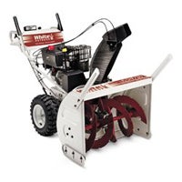 White Outdoor Snowblower Review